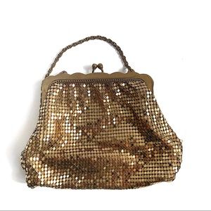 Vintage Gold Mesh Mini Bag - Whiting & Davis Co